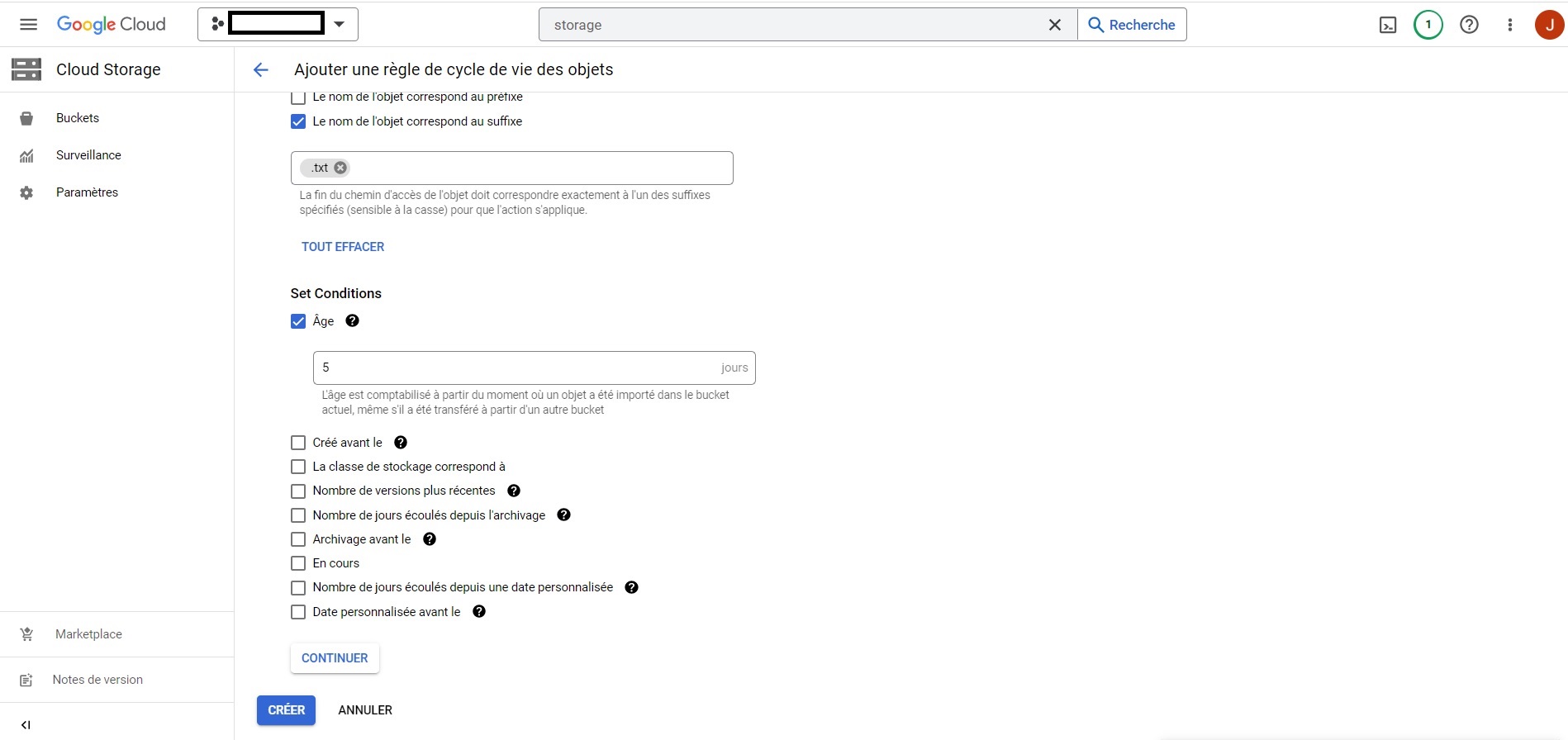Créer une politique de rétention dans un cloud storage bucket dans GCP, cloud google qui va de pair avec nos outils devops.