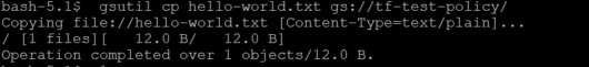 Utilisation de gcloud pour automatiser le push d'un fichier dans cloud storage bucket dans GCP, cloud google qui va de pair avec nos outils devops.