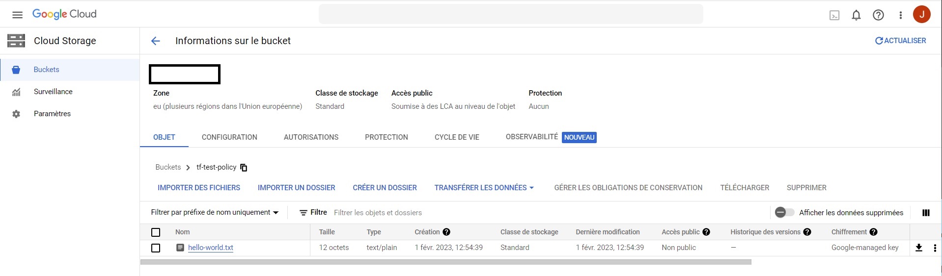 Utilisation de gcloud pour automatiser le push d'un fichier dans cloud storage bucket dans GCP, cloud google qui va de pair avec nos outils devops.