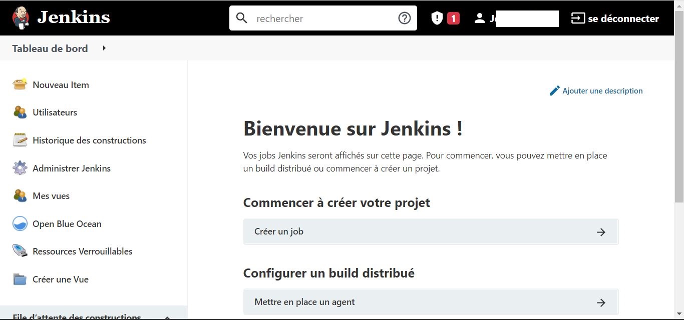 Jenkins accueil